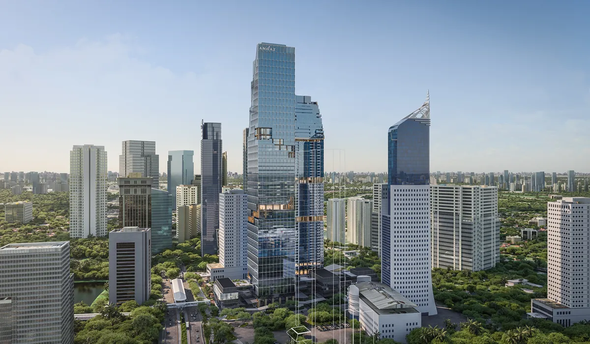 Aerial view of Two Sudirman